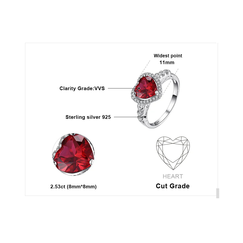 Ruby Heart Ring