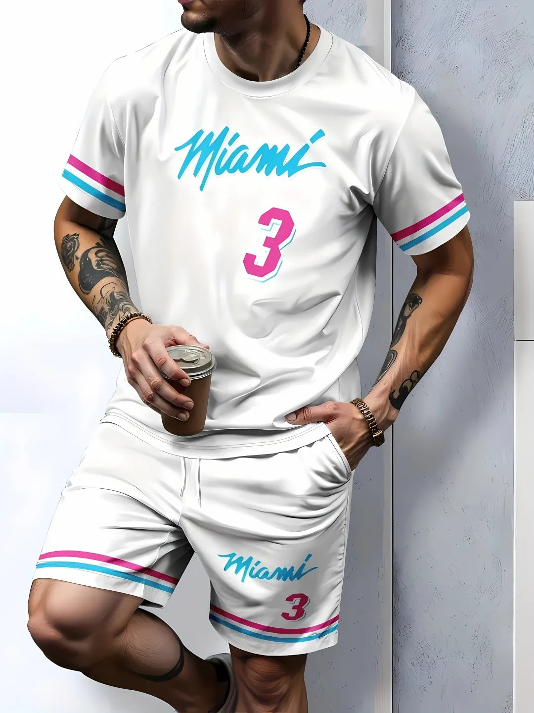 Breathable Casual Sports Two-Piece Set