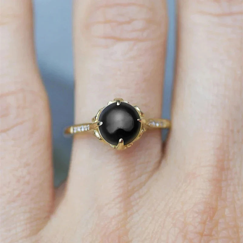 Pearl Zirconia Ring