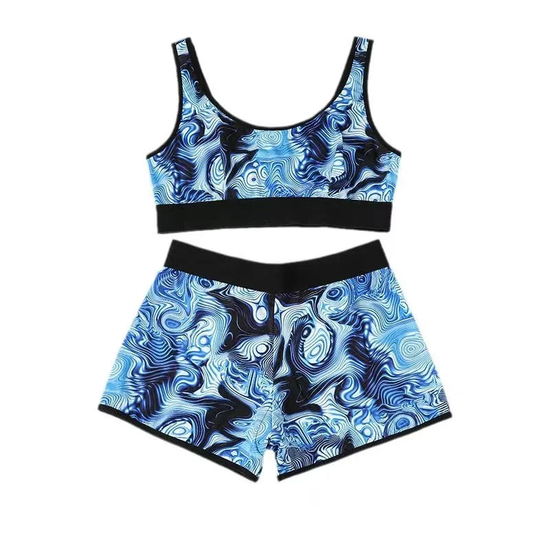 Seamless Running Bra Set