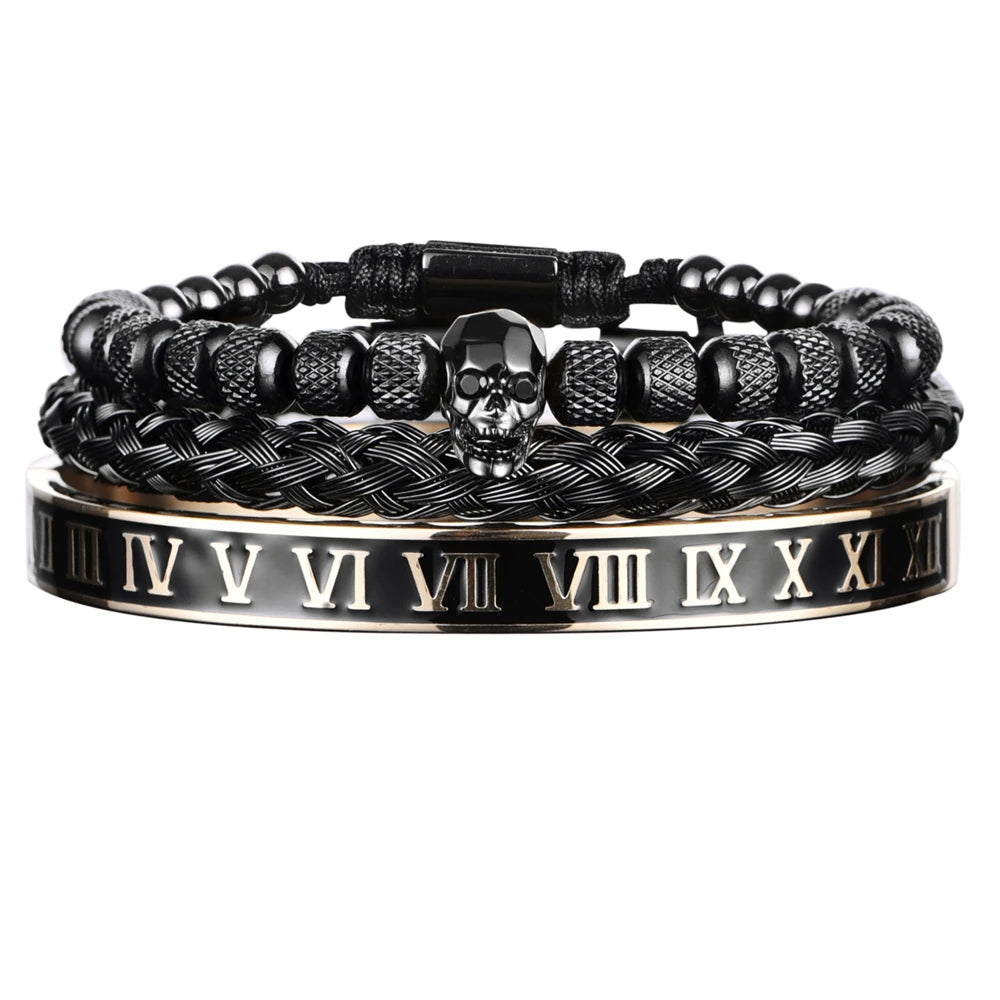 Trendy Skeleton Bead Bracelet