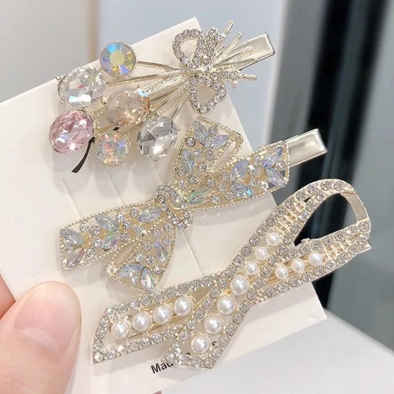 Pearl Hair Clips Set