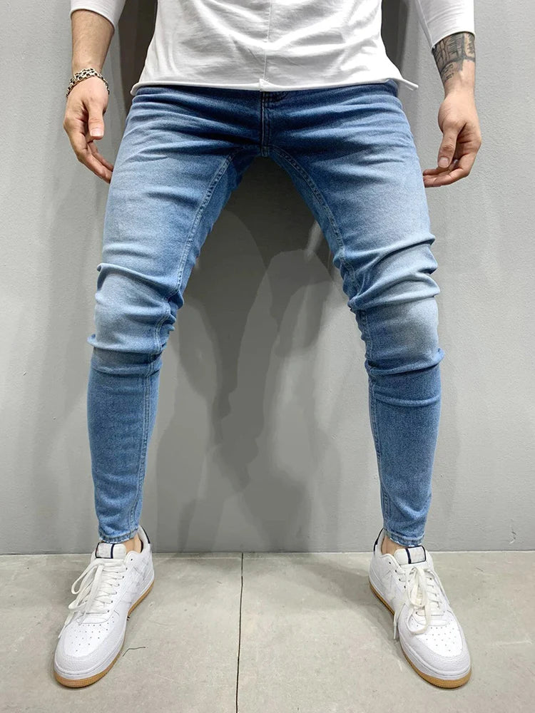 Skinny Vintage Wash Denim Jeans