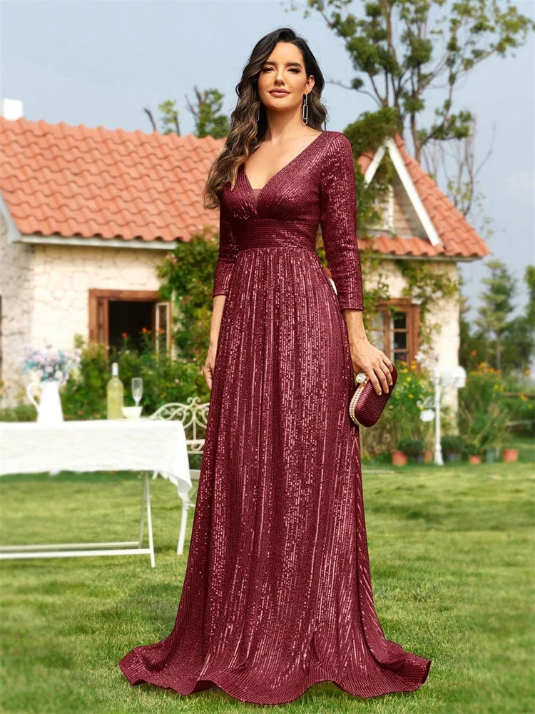 Sequin Evening Gown