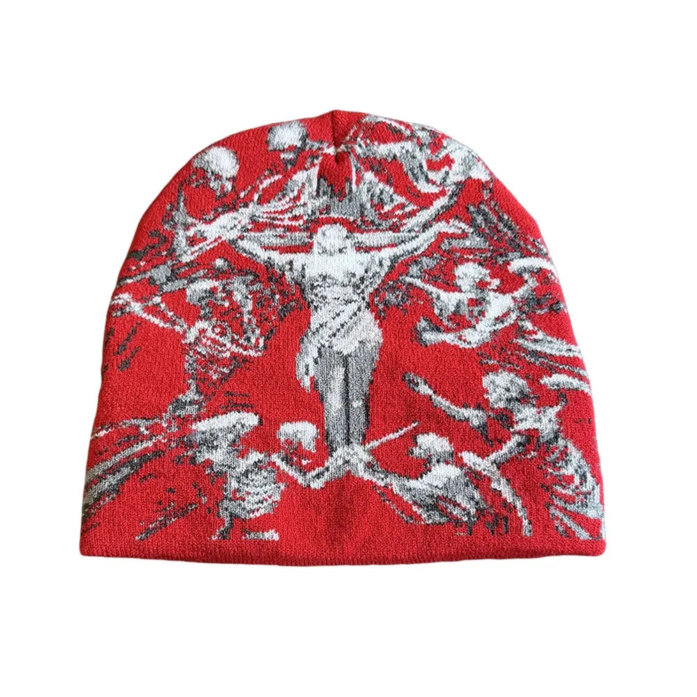 Elastic Jacquard Beanie