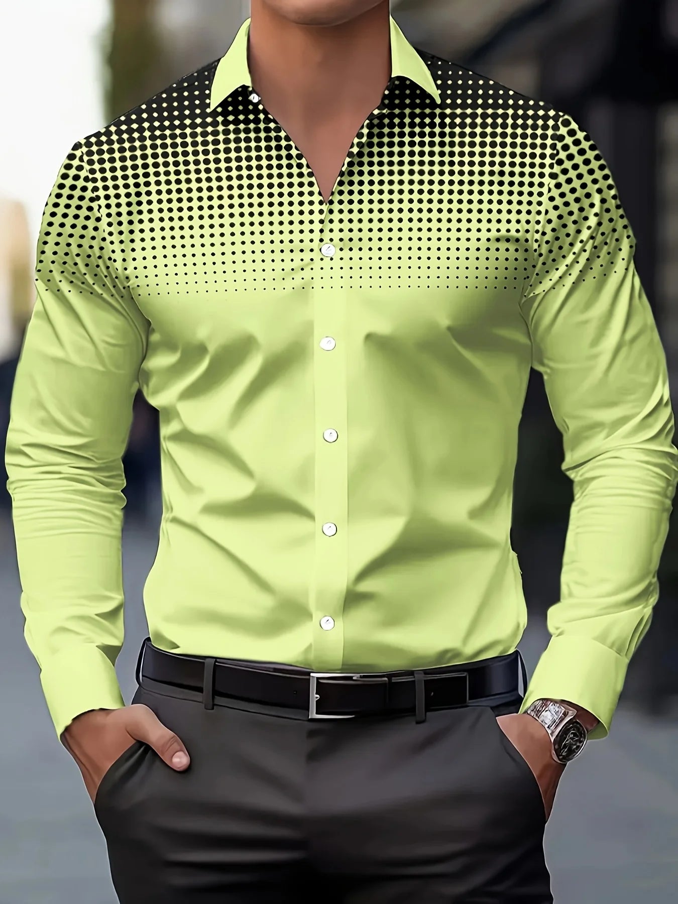 Printed Casual Spring Shirt