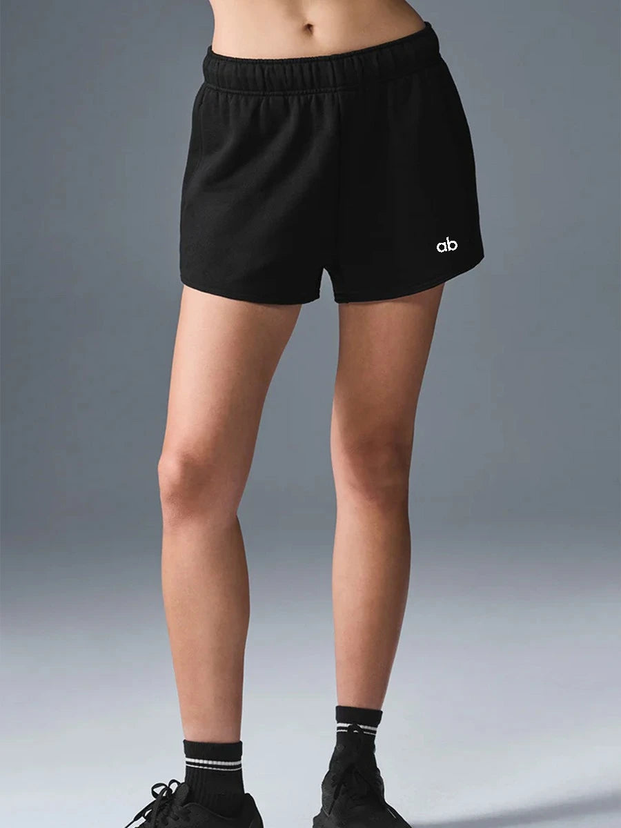 Cotton Drawstring Fitness Shorts