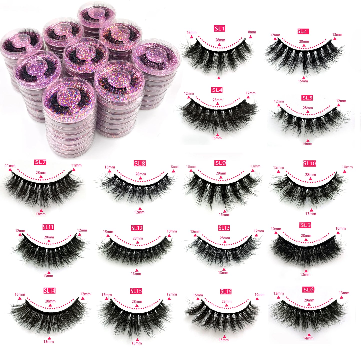 SassyLash 3D Mink Strip Lashes
