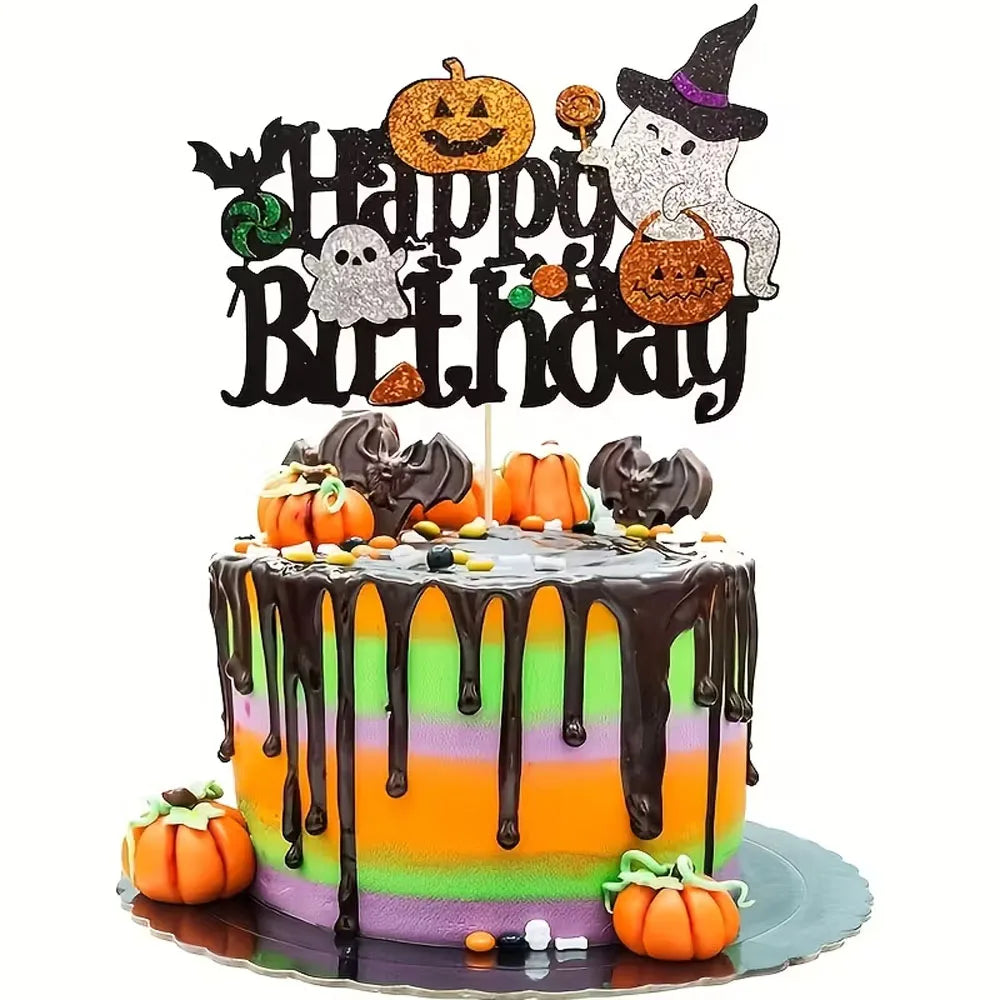 Spooky Halloween Cake Topper