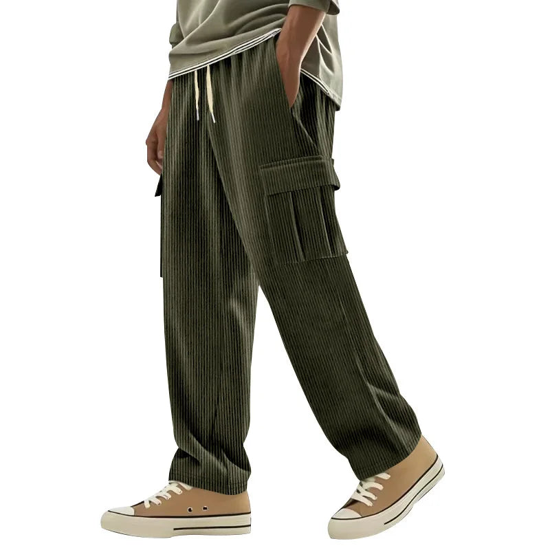 Corduroy Straight Pants