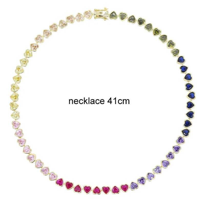 Rainbow CZ Choker