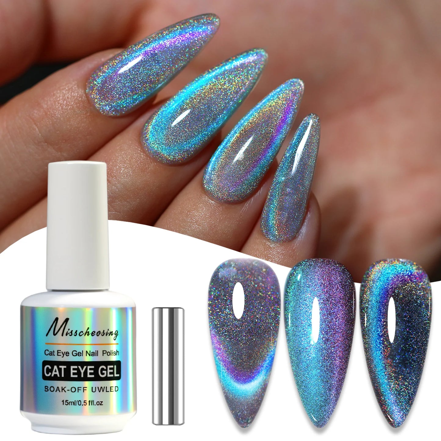 15ml Rainbow Nail Gel Polish