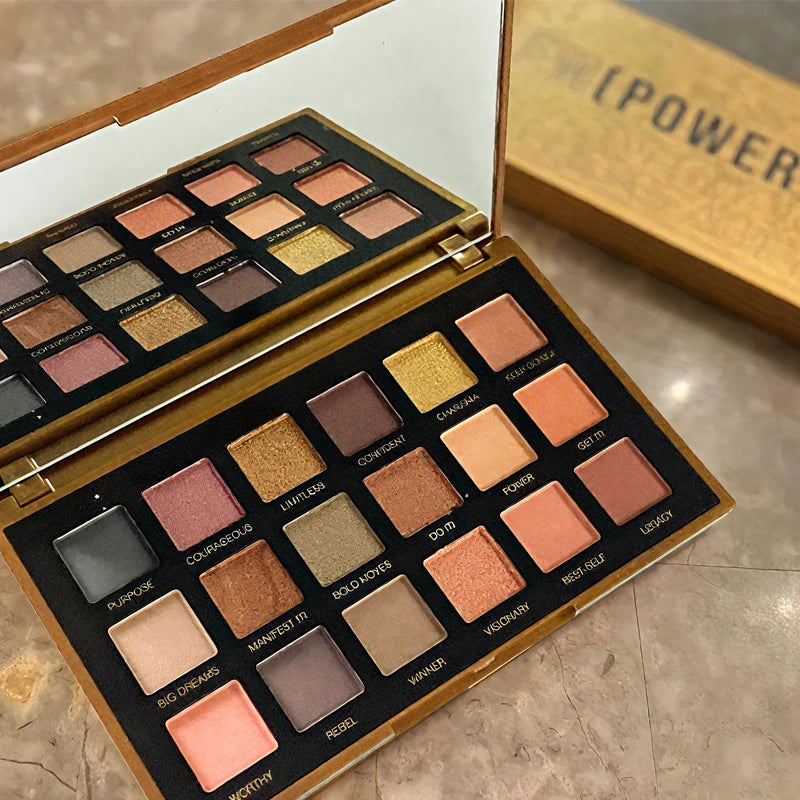 Rose Gold Glitter Eyeshadow Palette
