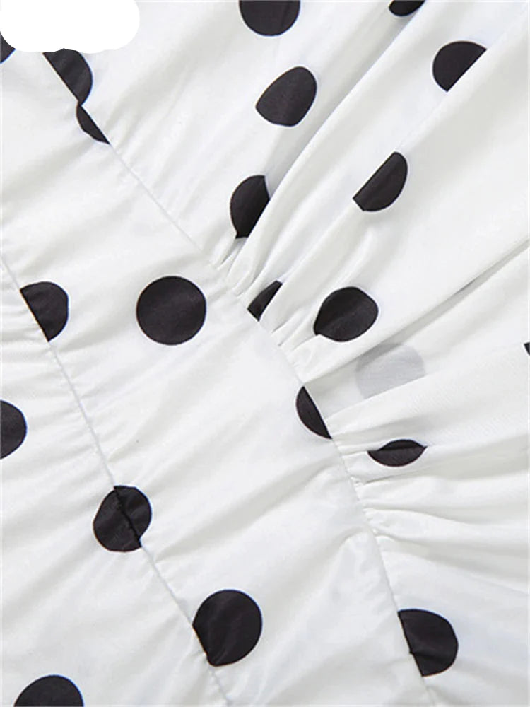 Polka Dot Mini Party Dress