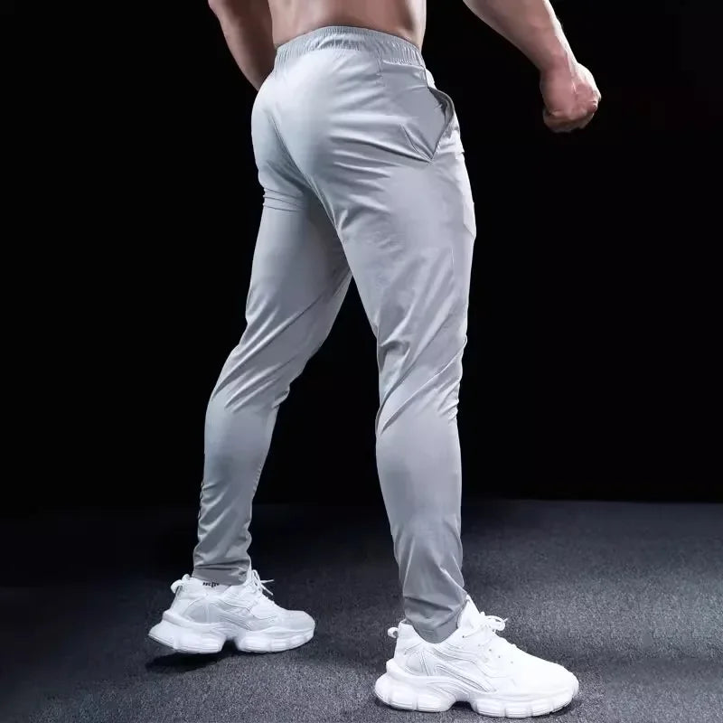 Quick-Dry Slim Cuffed Sports Trousers