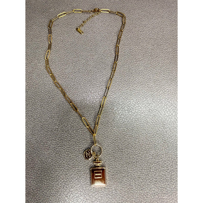 Perfume Bottle Charm Necklace