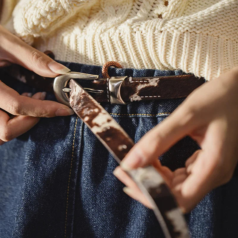 Vintage Leopard Belt