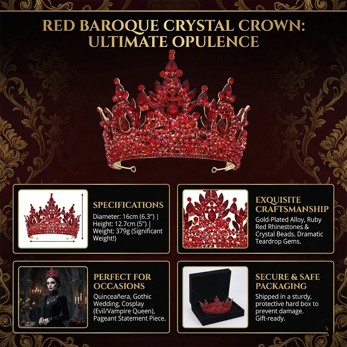 Zircon Bridal Crown