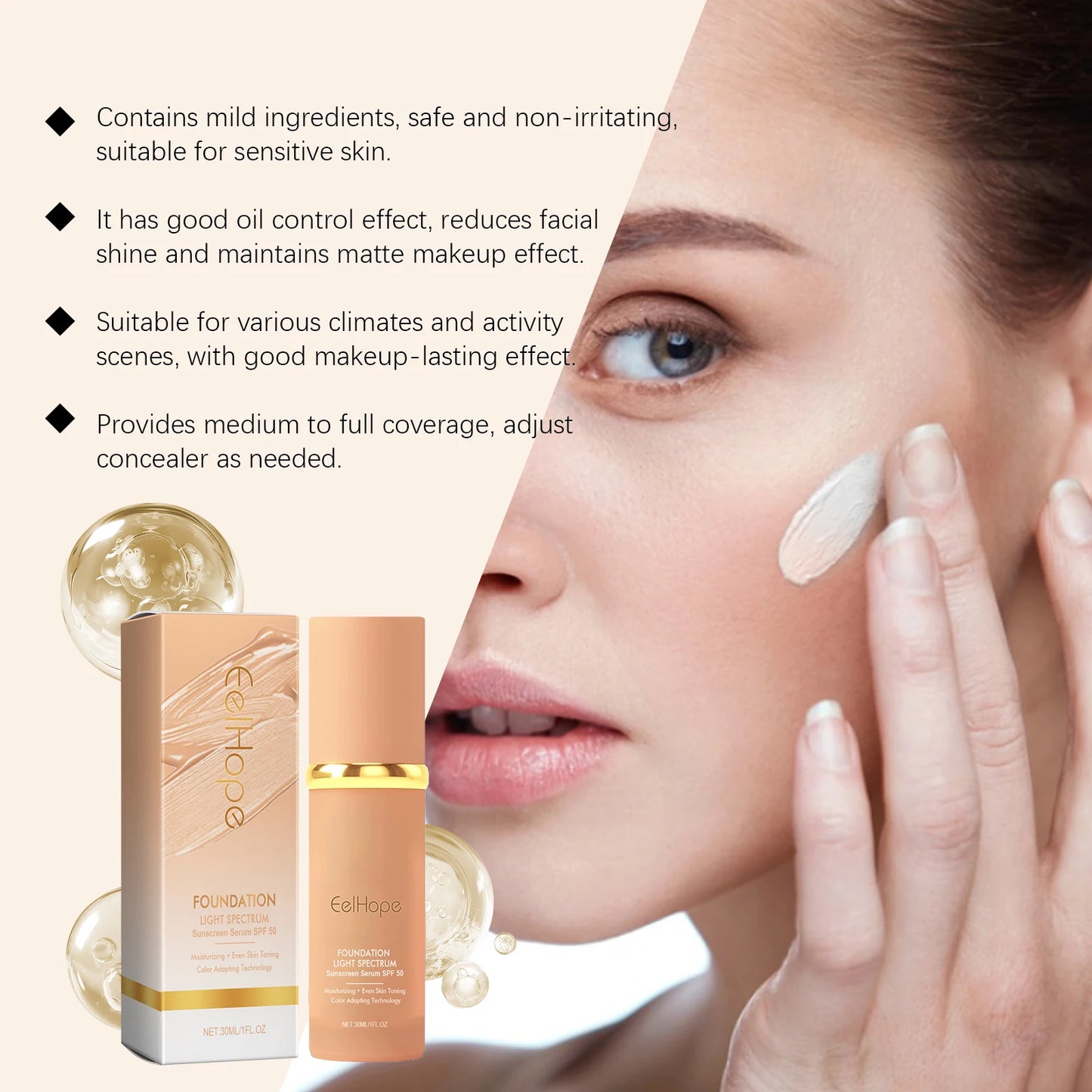 Glowing Skin Foundation Cream