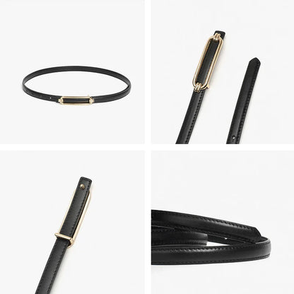 Skinny Leather Belt