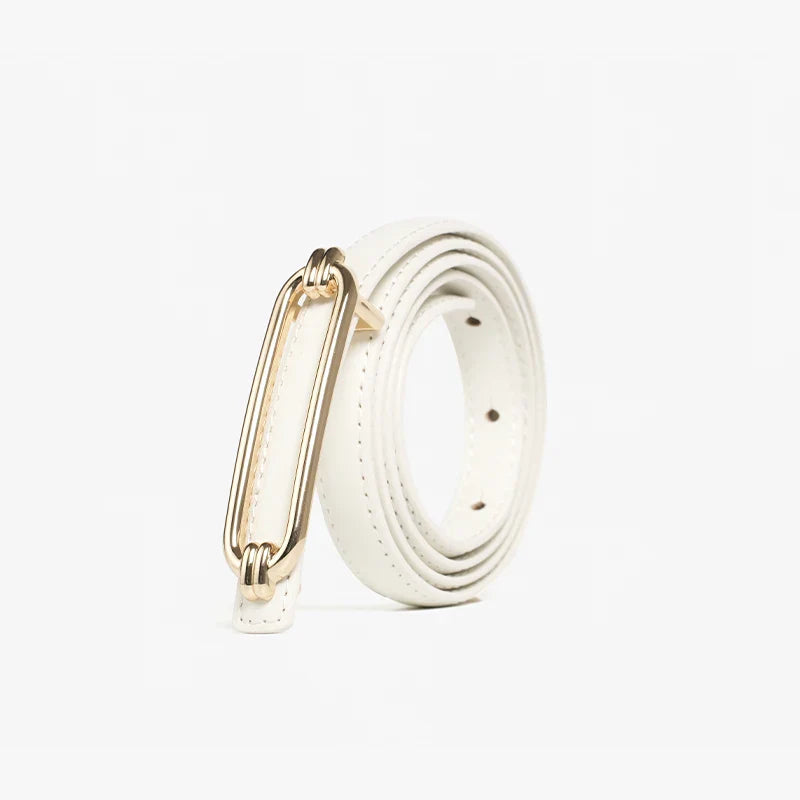 Skinny Leather Belt