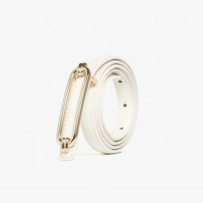 Skinny Leather Belt