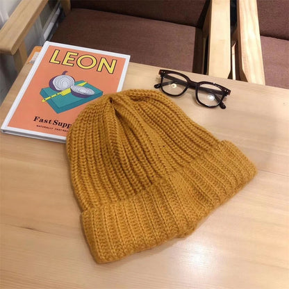 Knit Wool Blend Beanie