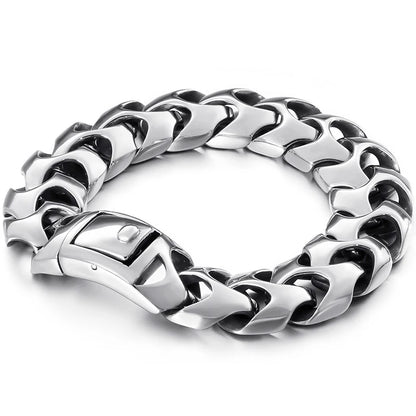 Heavy Stainless Steel Link Bracelet