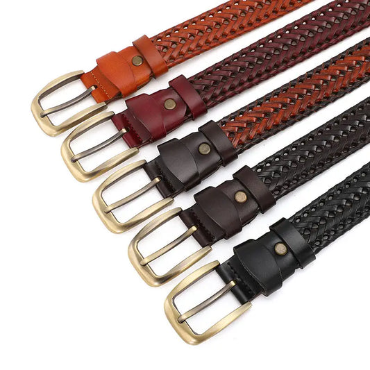 Braided Leather Belt