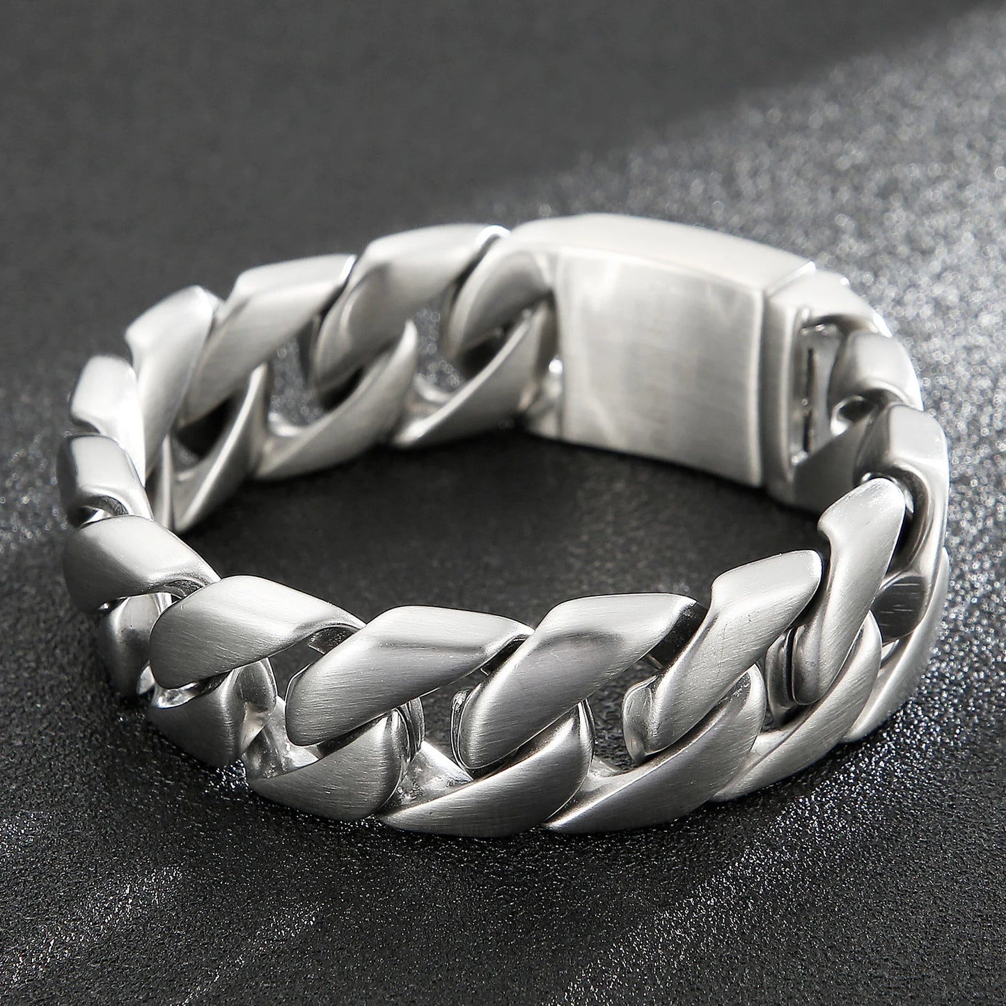 Geometric Link Chain Bracelet
