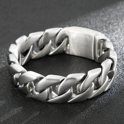 Geometric Link Chain Bracelet