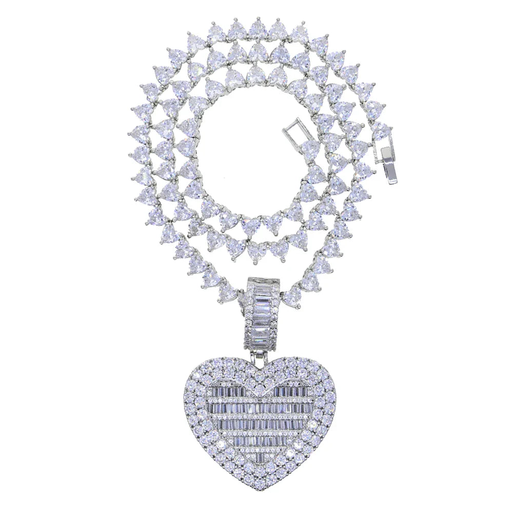 Heart CZ Choker