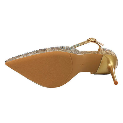 Rhinestone Stiletto Pumps
