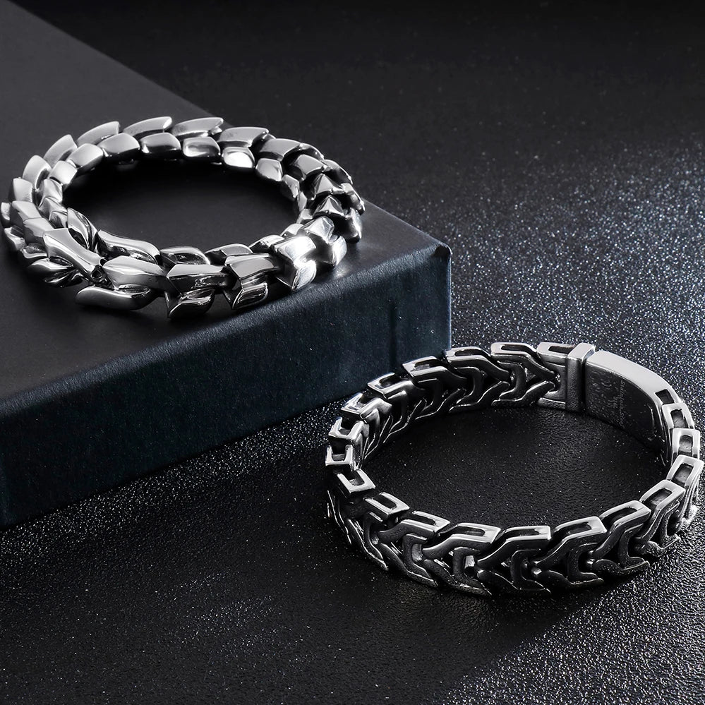 Heavy Stainless Steel Link Bracelet