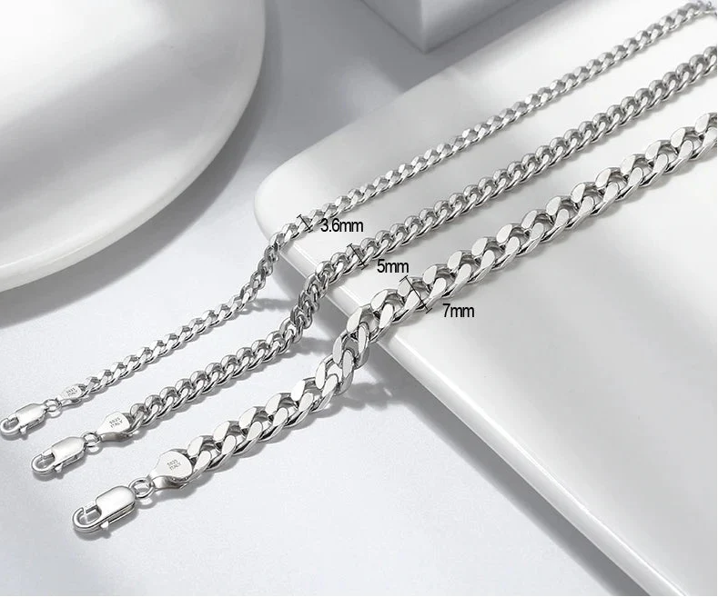 Italian Silver Cuban Bracelet