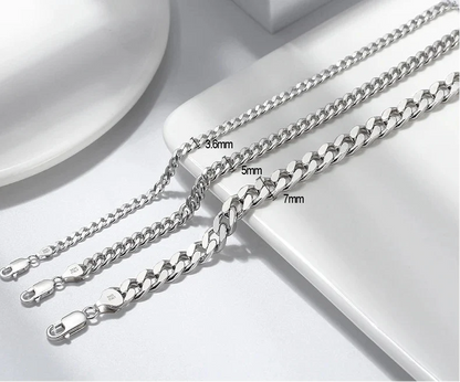 Italian Silver Cuban Bracelet