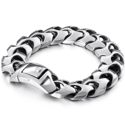 Heavy Stainless Steel Link Bracelet