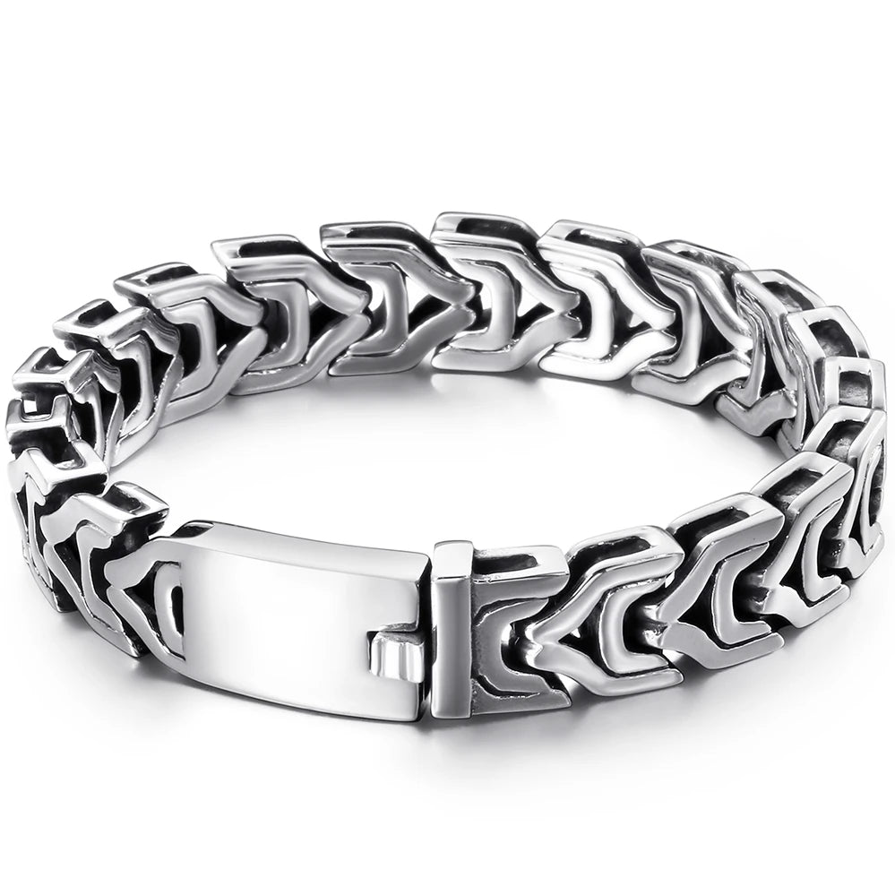 Heavy Stainless Steel Link Bracelet