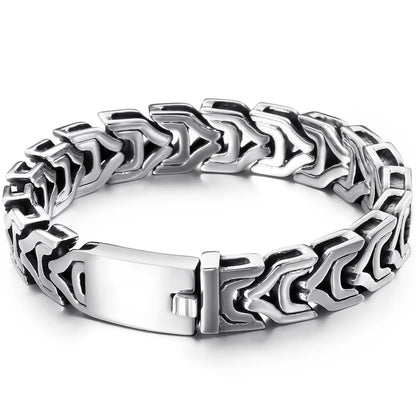 Heavy Stainless Steel Link Bracelet