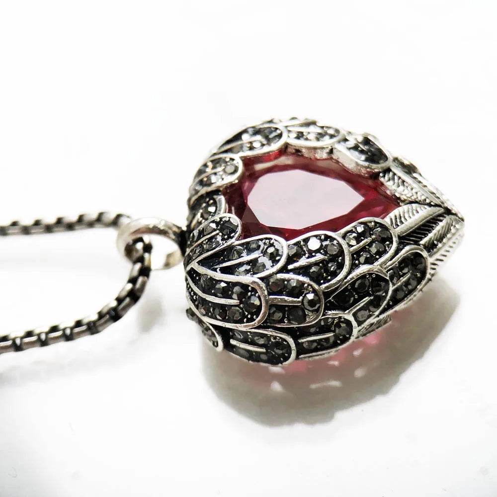 Winged Heart Necklace