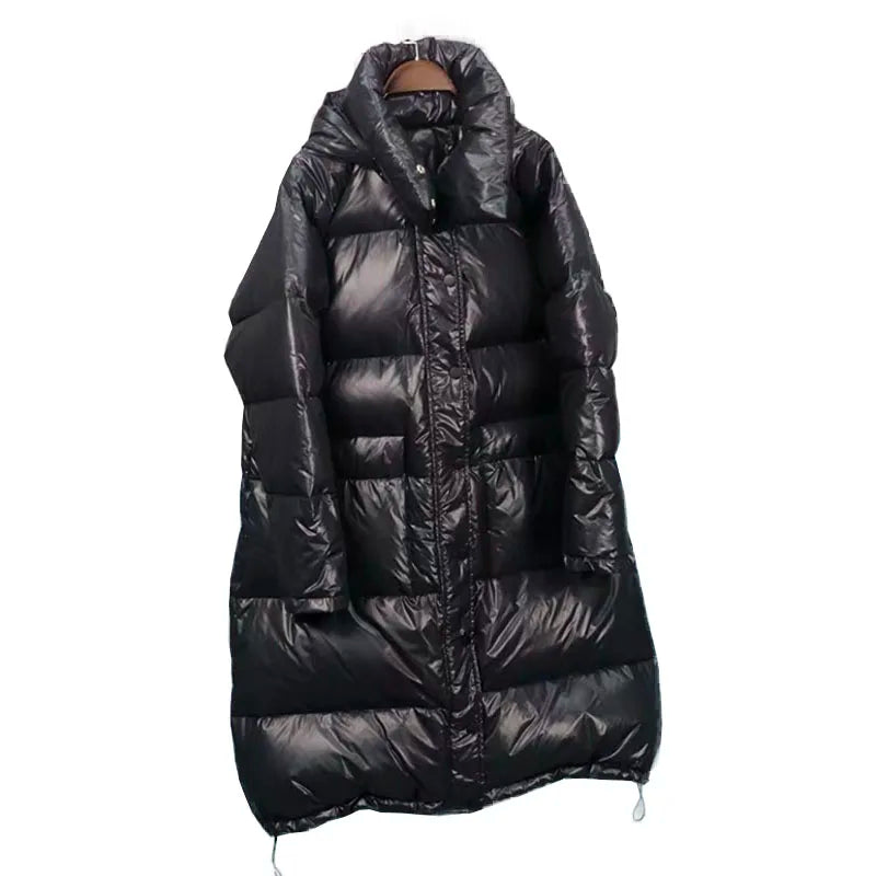 Fur Collar Hooded Down Jacket
