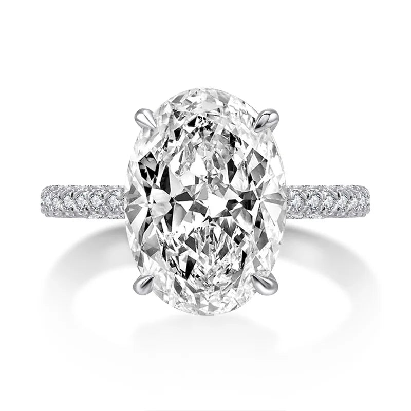 Solitaire Oval Diamond Ring