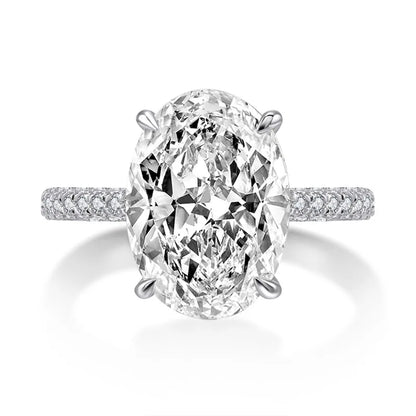 Cushion Diamond Prong Engagement Ring