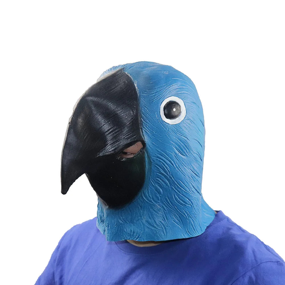 Realistic Rooster Head Mask
