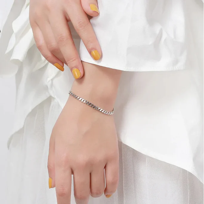 Italian Silver Cuban Bracelet