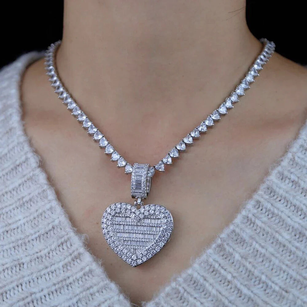 Heart CZ Choker