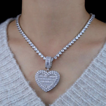 Heart CZ Choker