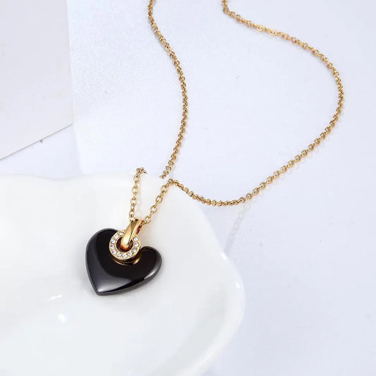 Ceramic Heart Necklace