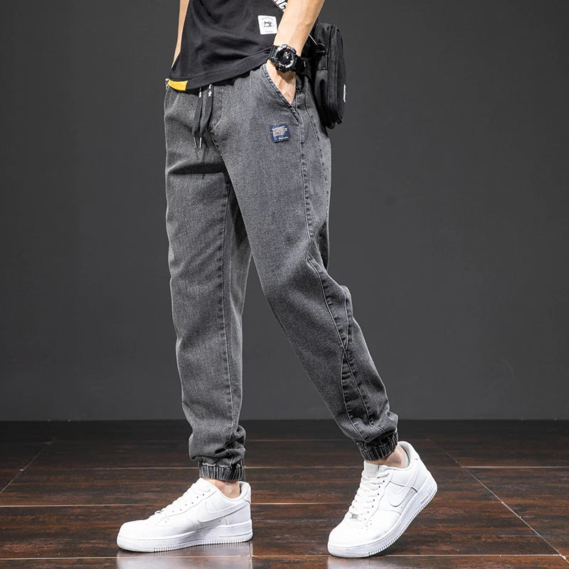 Baggy Denim Cargo Jogger Jeans