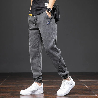 Baggy Denim Cargo Jogger Jeans